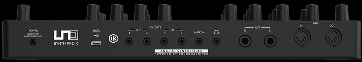 UNO Synth PRO X - компактный портативный аналоговый парафонический синтезатор IK Multimedia